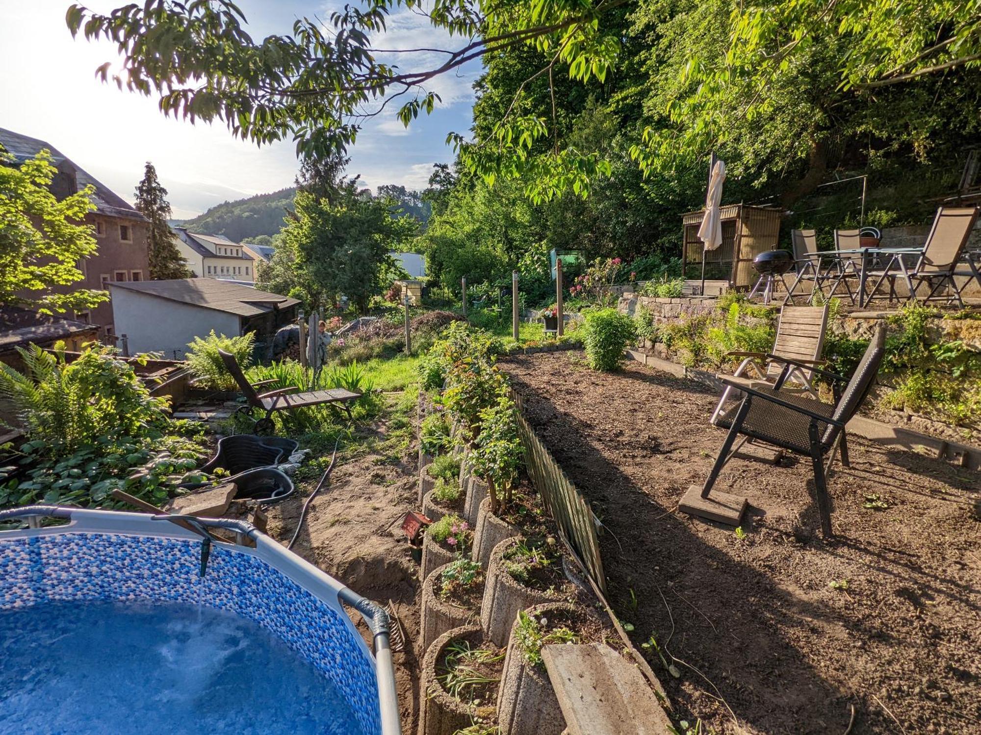 R3 - Urlaubsmagie - Helle Wohnung Mit Garten & Pool Rathmannsdorf Buitenkant foto