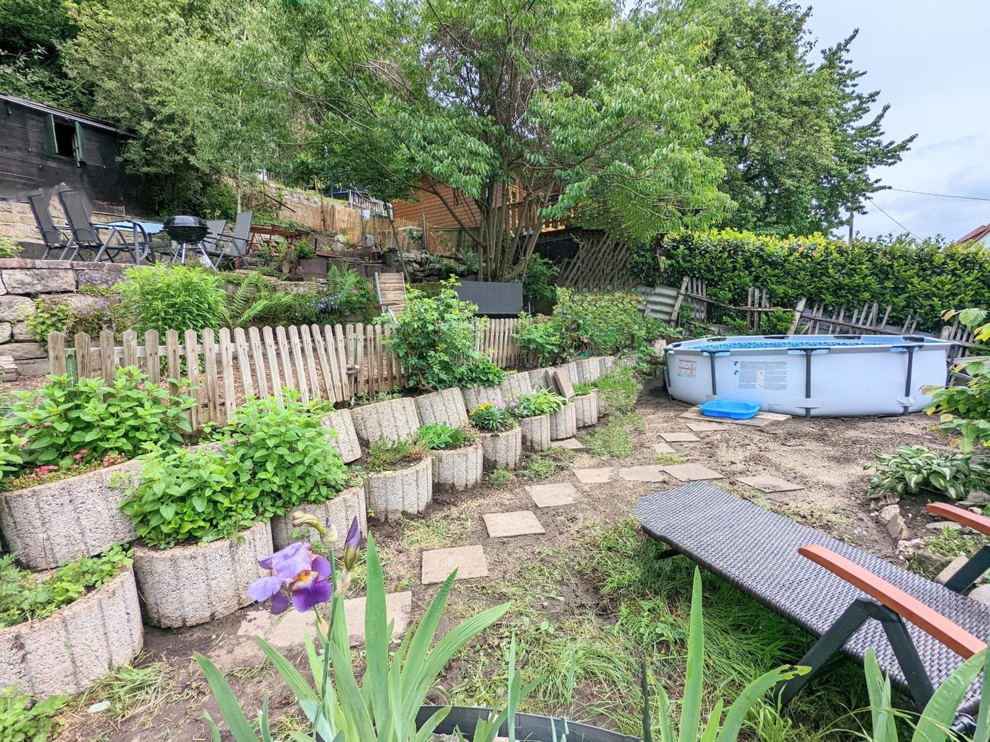 R3 - Urlaubsmagie - Helle Wohnung Mit Garten & Pool Rathmannsdorf Buitenkant foto